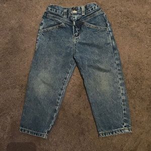 A pair of vintage jeans for the little ones.